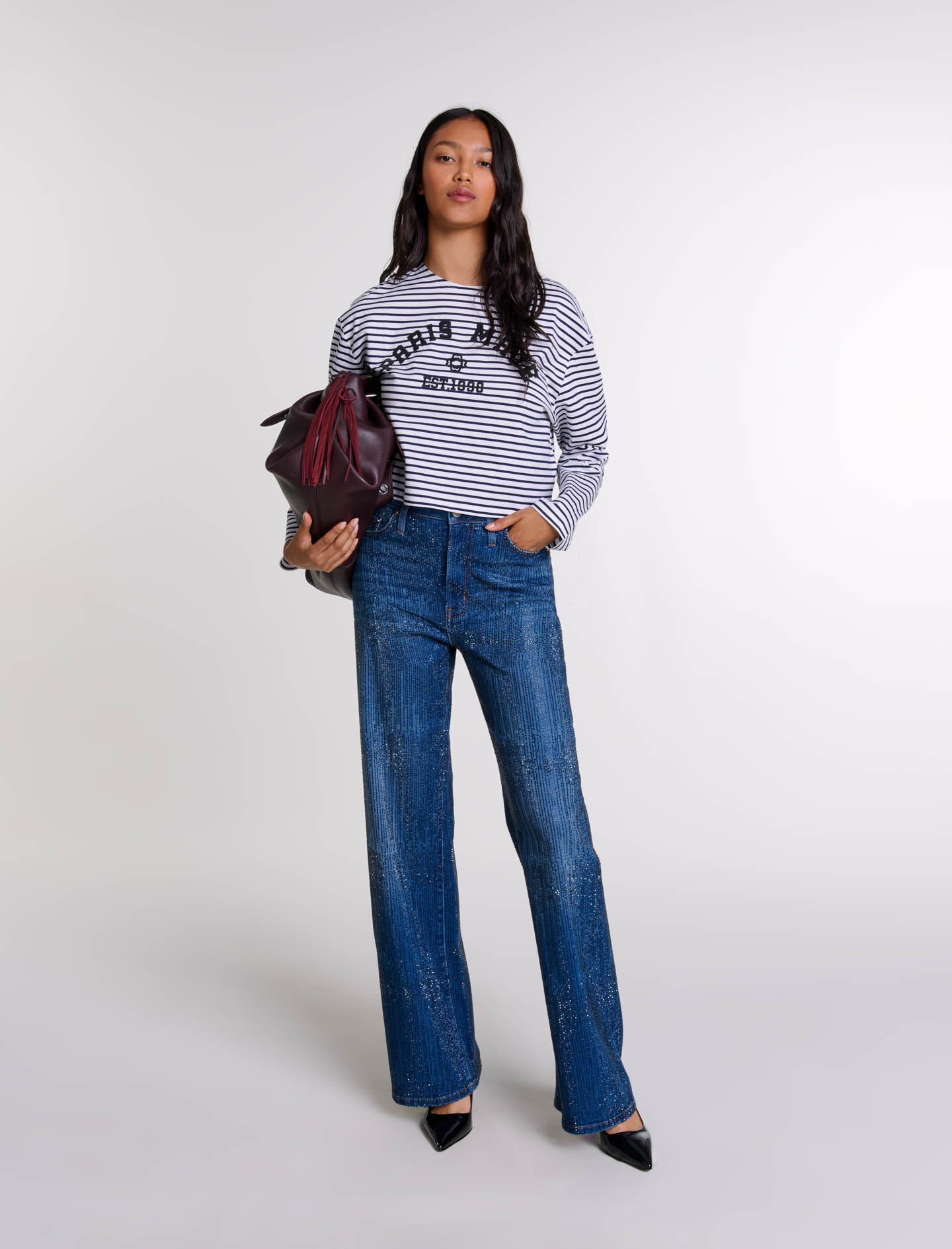 Cropped short-sleeves T-shirt - 2