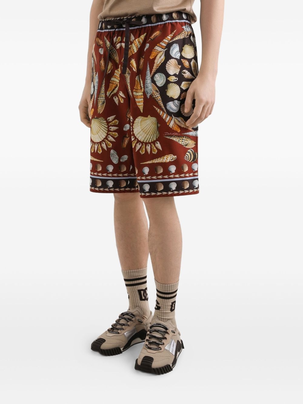 cotton-poplin shorts - 4