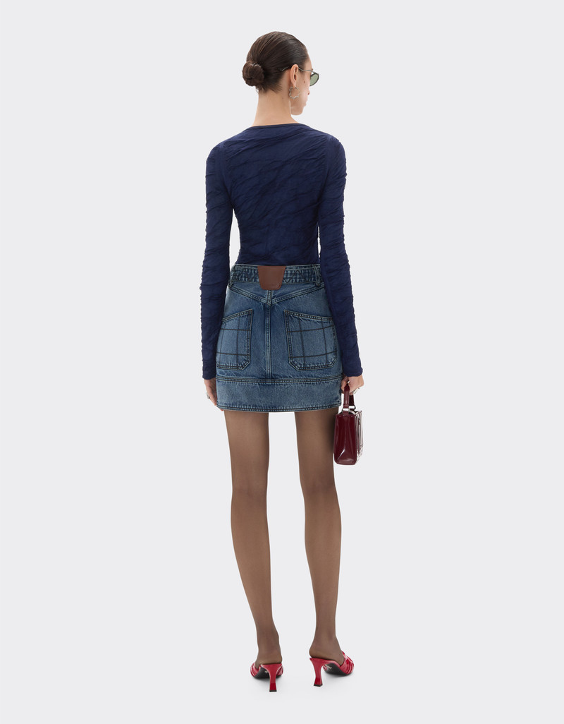 Slim fit wool and cotton jumper 4