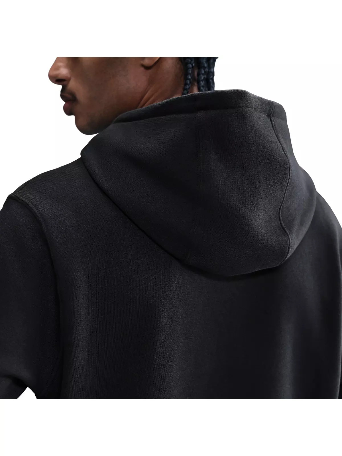 Men's Sportswear Club Fleece Hoodie -Black - 2
