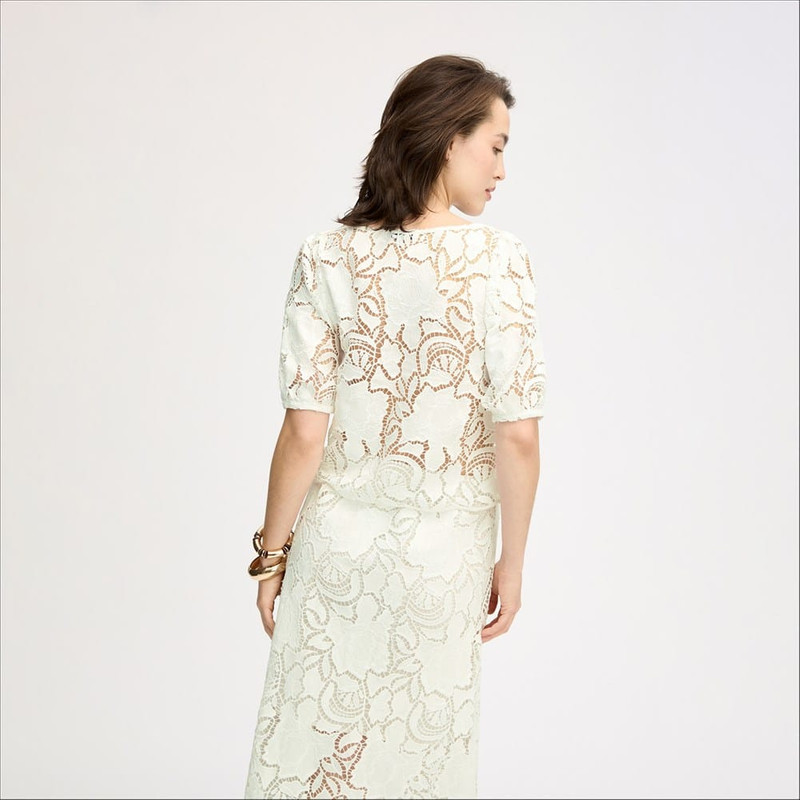 Lace Short Sleeve Top 3