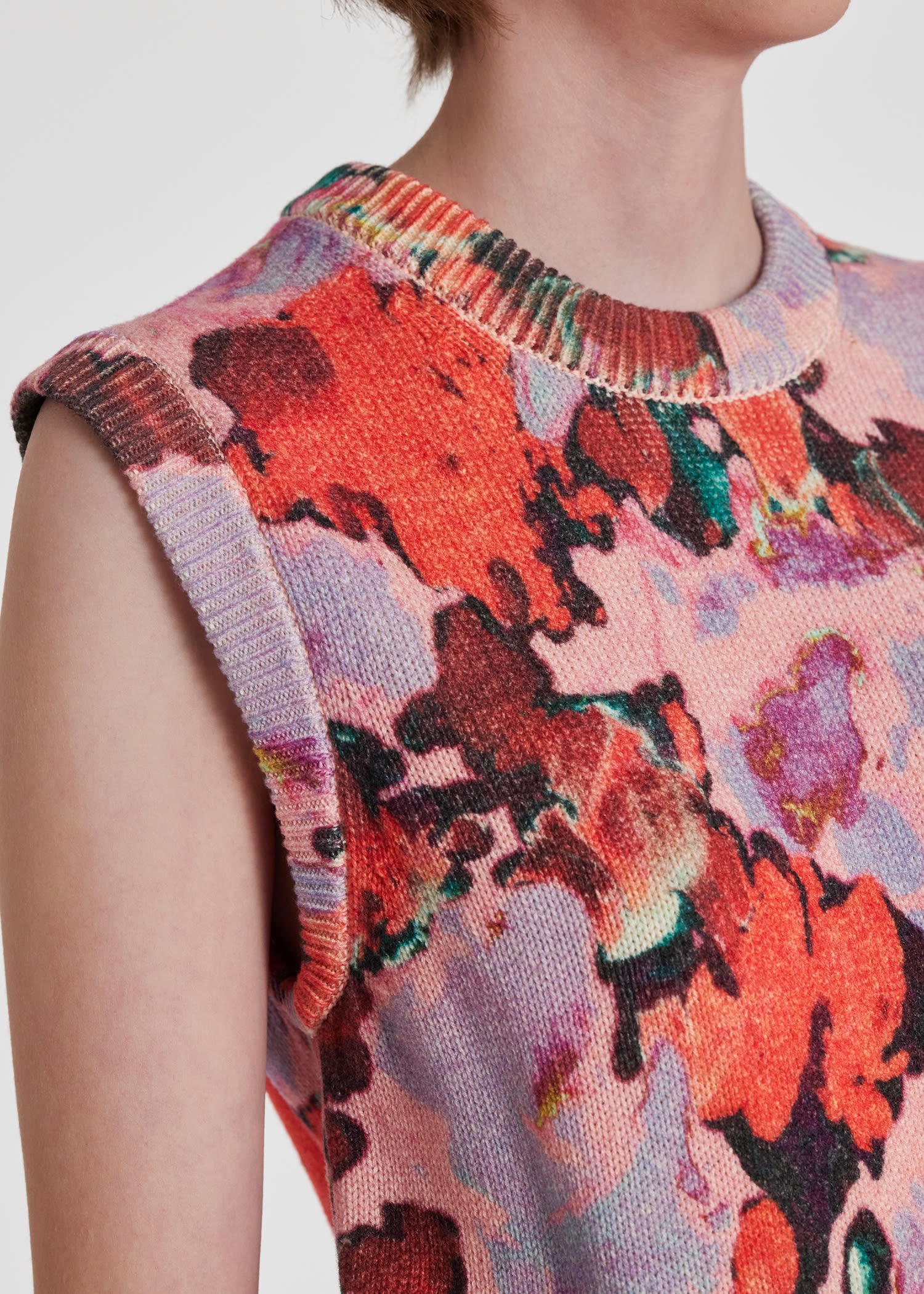 'Marble' Knitted Vest - 6