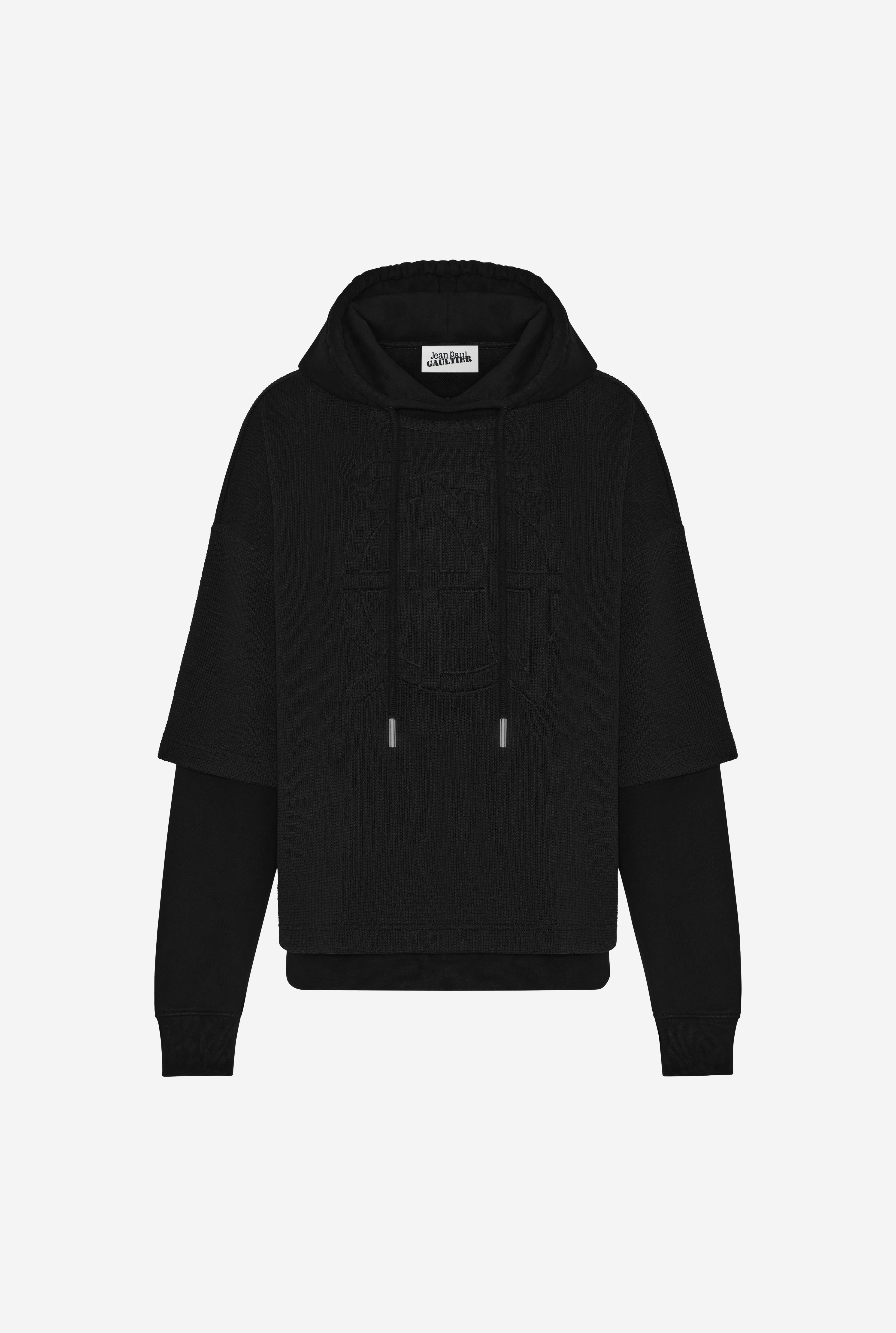 THE OVERSIZED BLACK JPG SWEATSHIRT - 8
