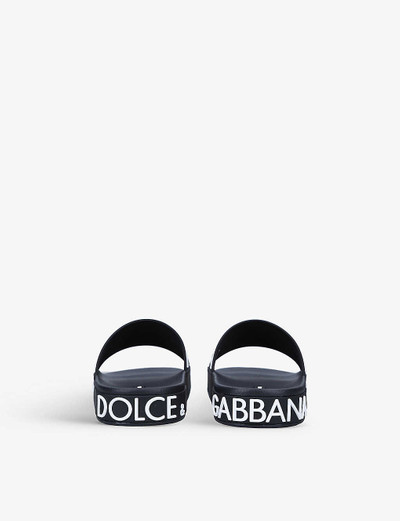 Dolce & Gabbana Logo-embellished moulded sliders outlook