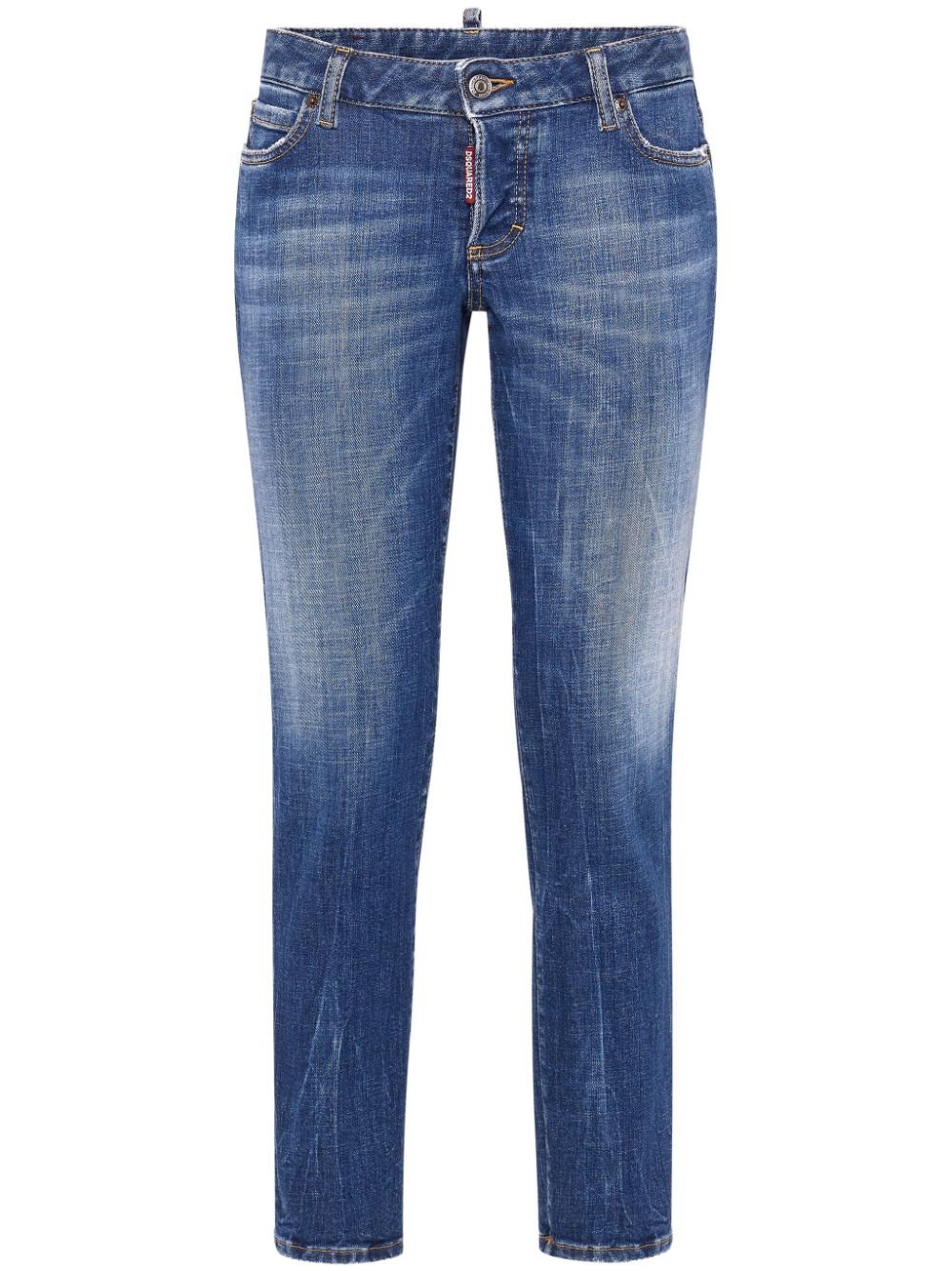 cropped skinny jeans - 1