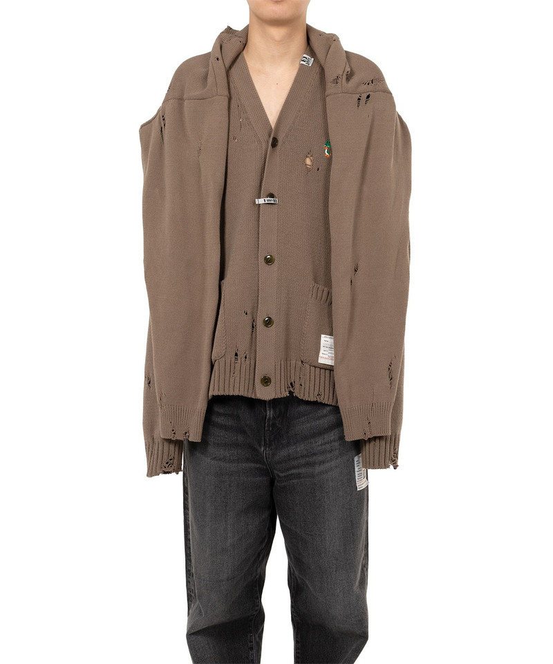 Sleeve Layered Knit Cardigan 16