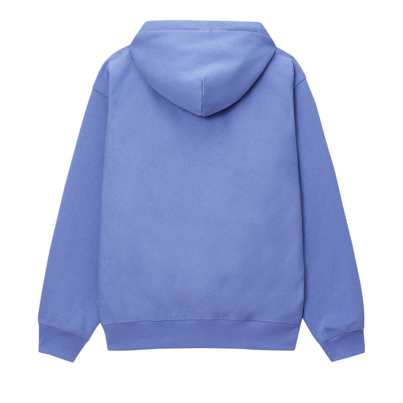 Stüssy Stussy Stock Logo Appliqué Hoodie 'Storm' outlook