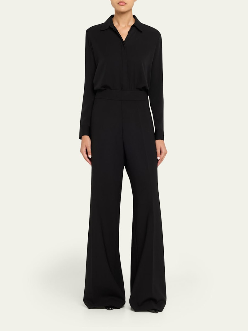 CAROLINA HERRERA High-Rise Wide-Leg Wool Pants outlook