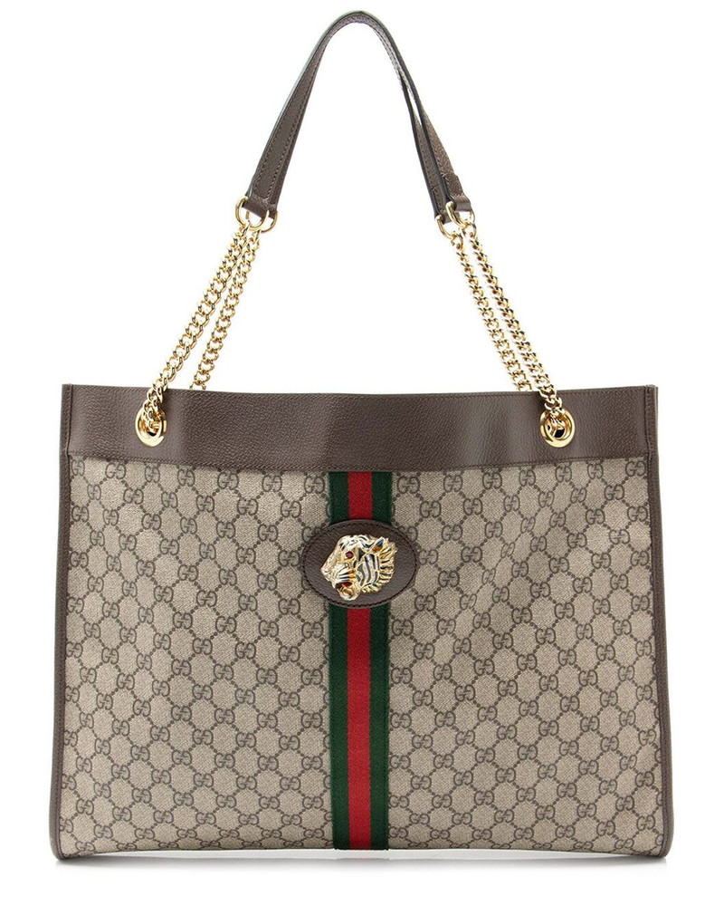Gucci GG Supreme Rajah Large Tote (Authentic Pre-Loved) 1