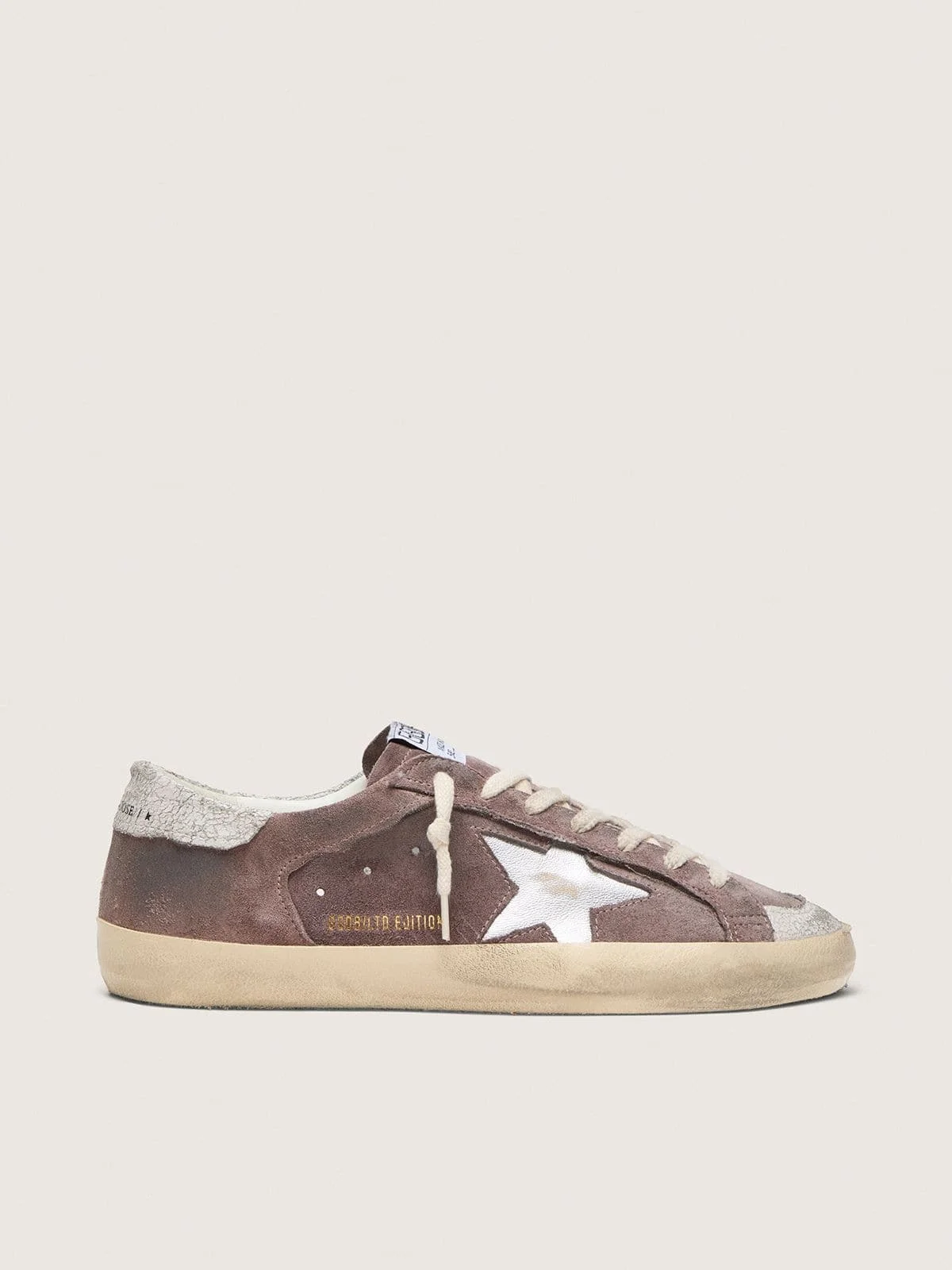 Men’s Super-Star LTD in lavender suede with silver star - 1