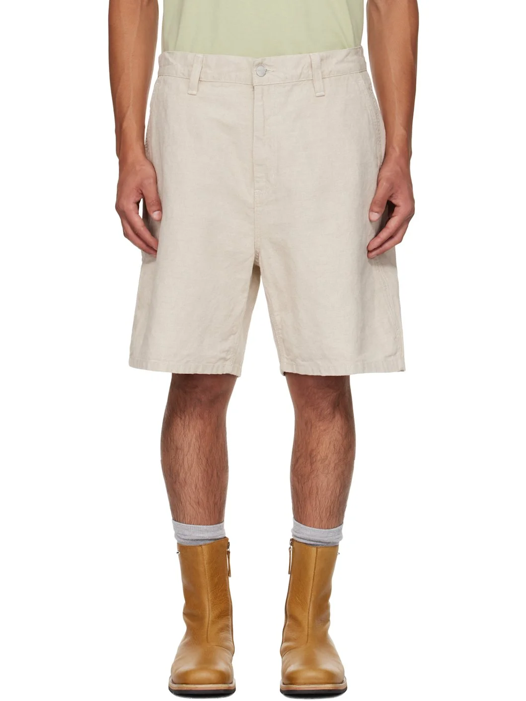 Off-White Walter Single Knee Shorts - 1