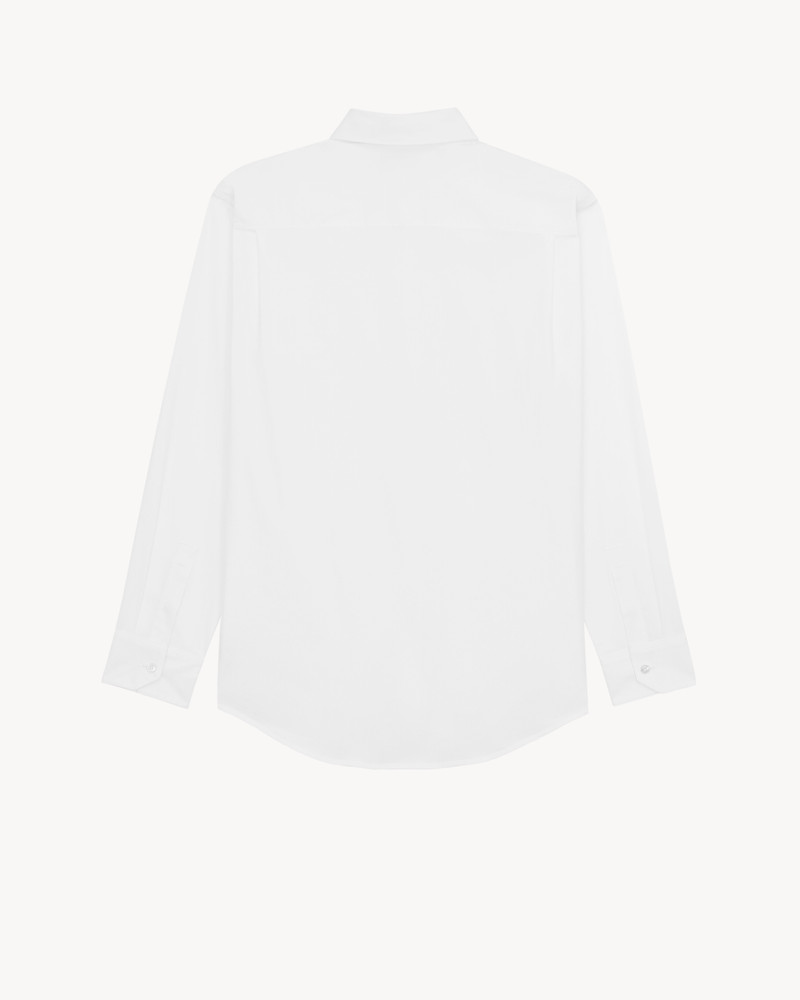 SAINT LAURENT CASSANDRE SHIRT IN STRETCH COTTON POPLIN outlook