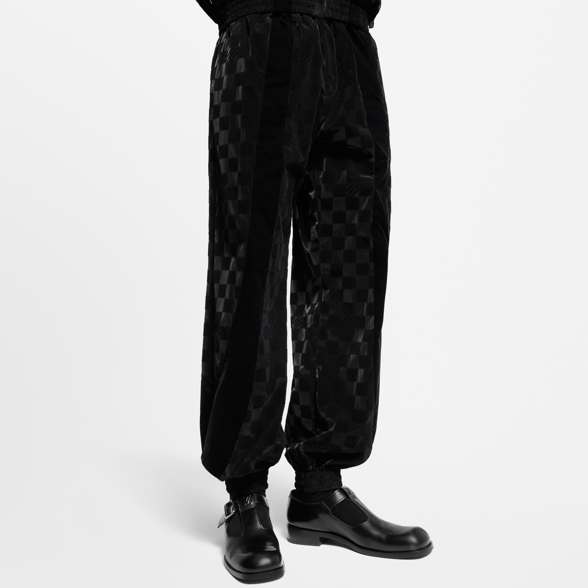 Flocked Damier Technical Track Pants - 2