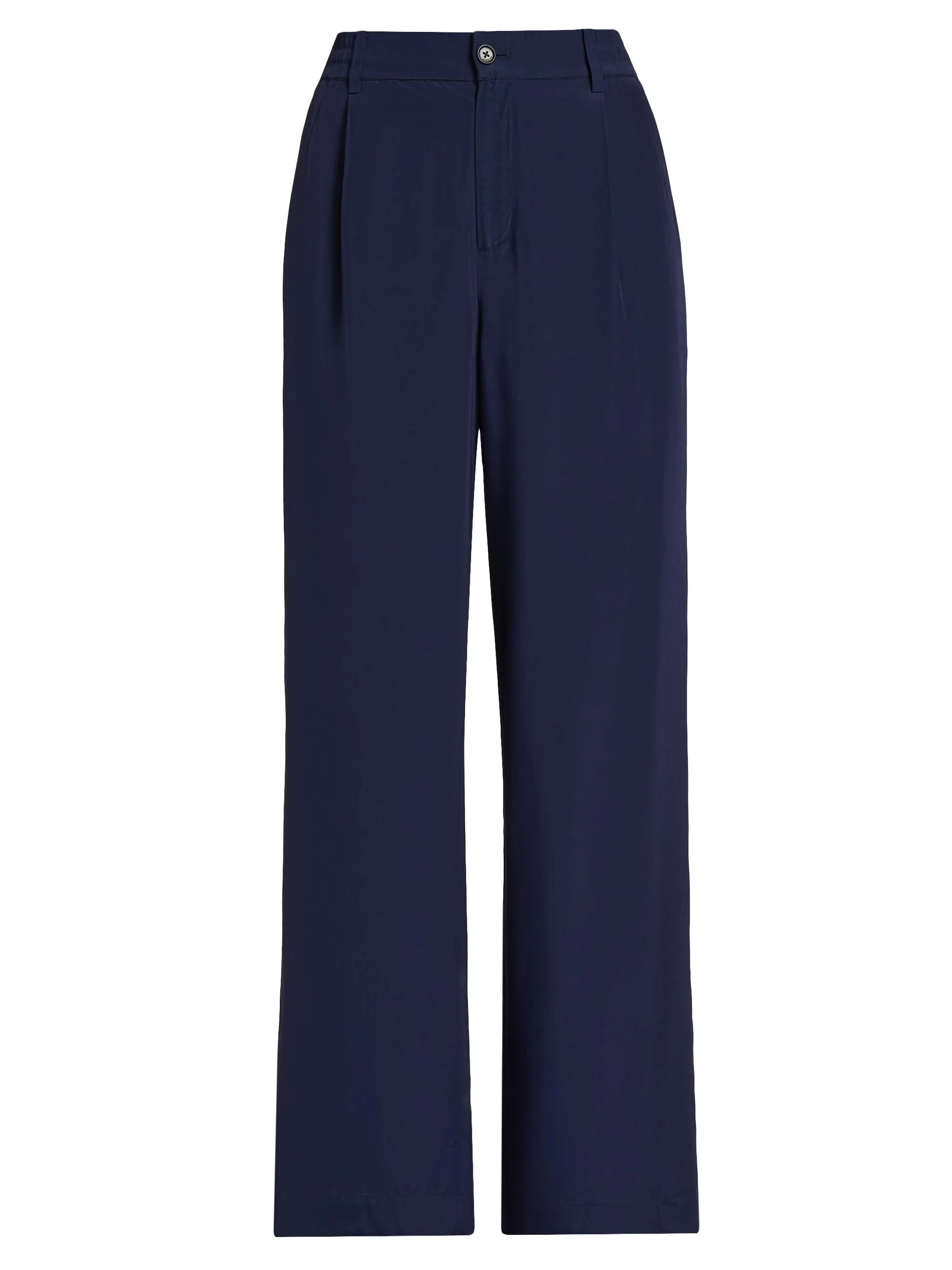 Women's Sydnie Paperbag-Waist Wide-Leg Pants - Midnight - 1