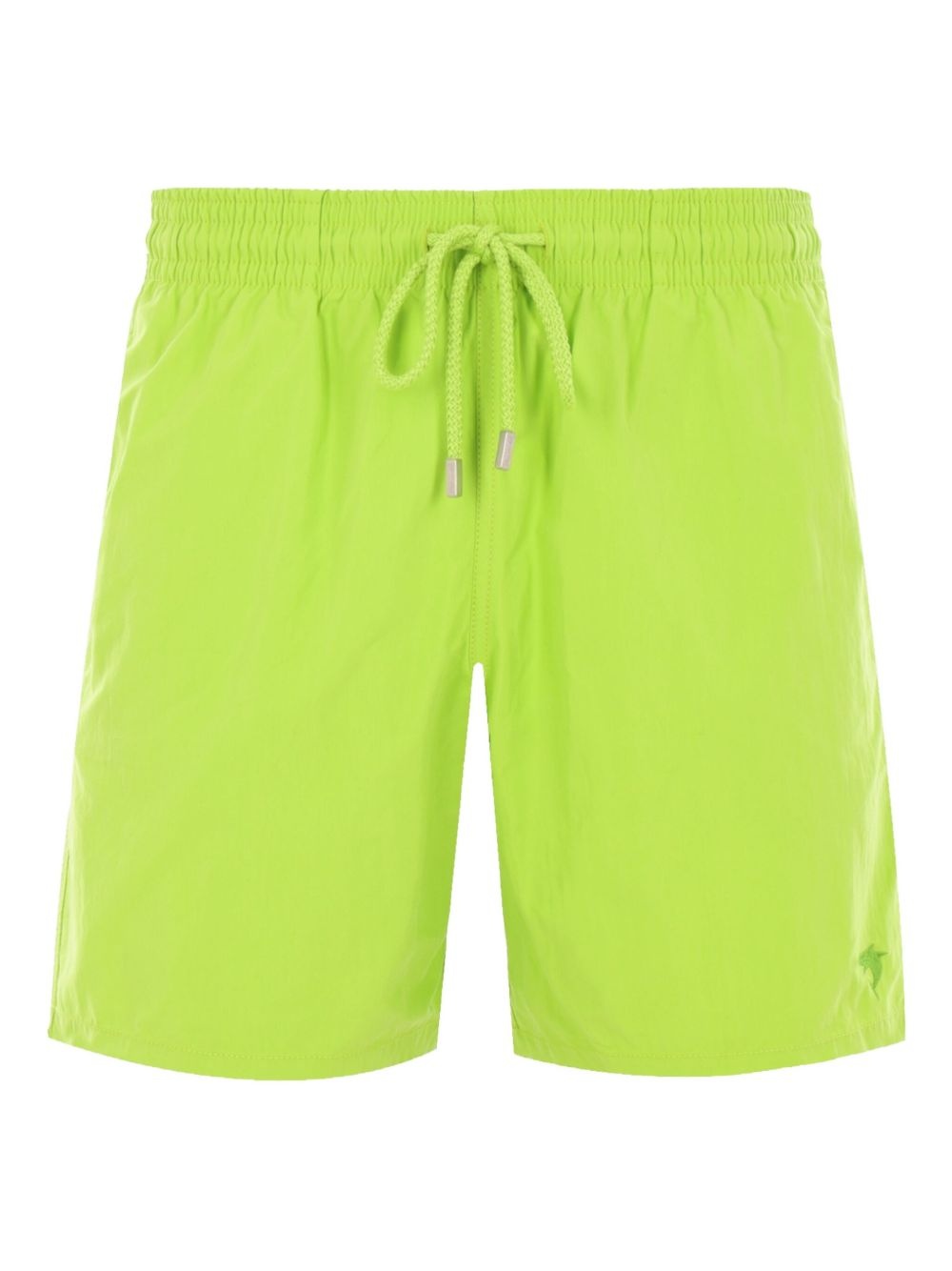logo-patch swim shorts - 1