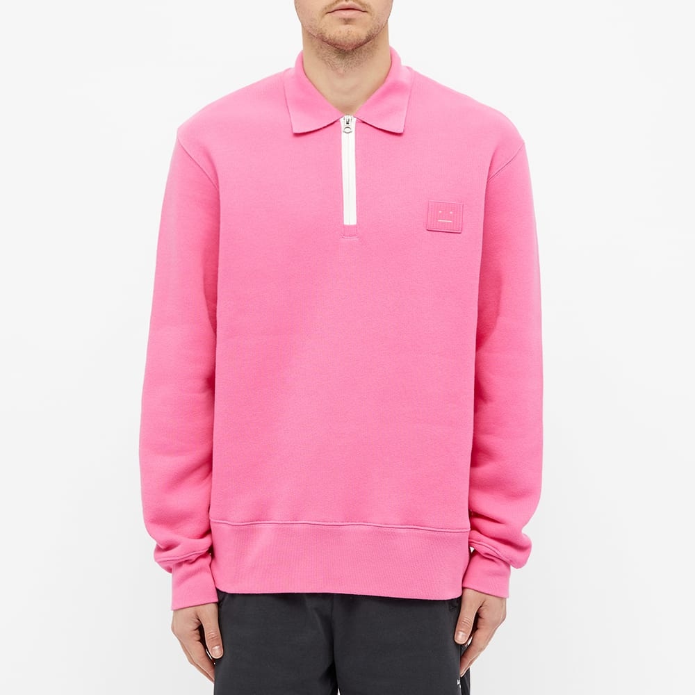 Acne Studios Ferd Face Half Zip Sweat - 4