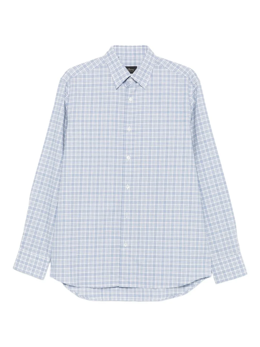 checked Ventiquattro flannel-cotton shirt - 1