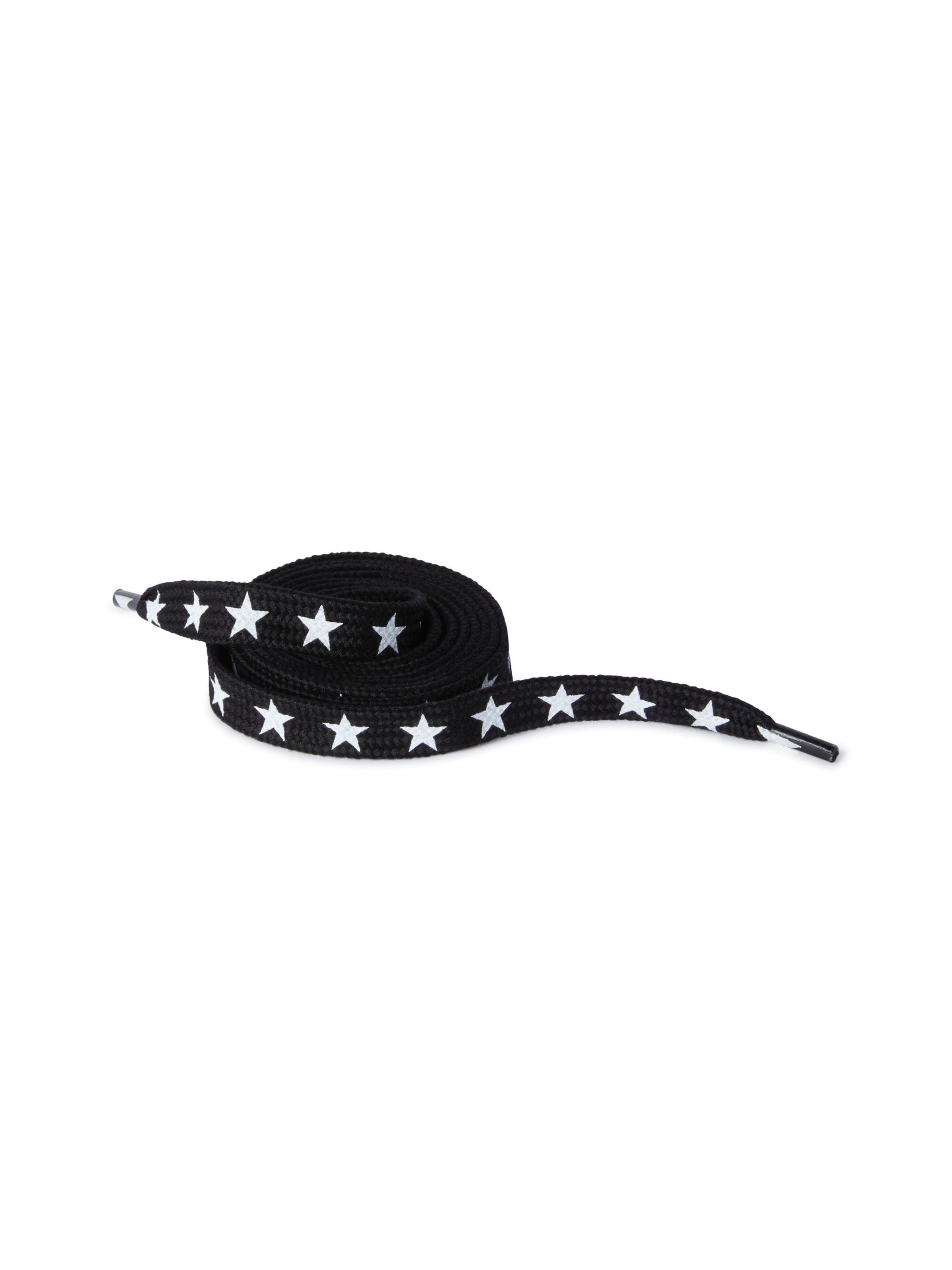 Black/White Star Laces - 2