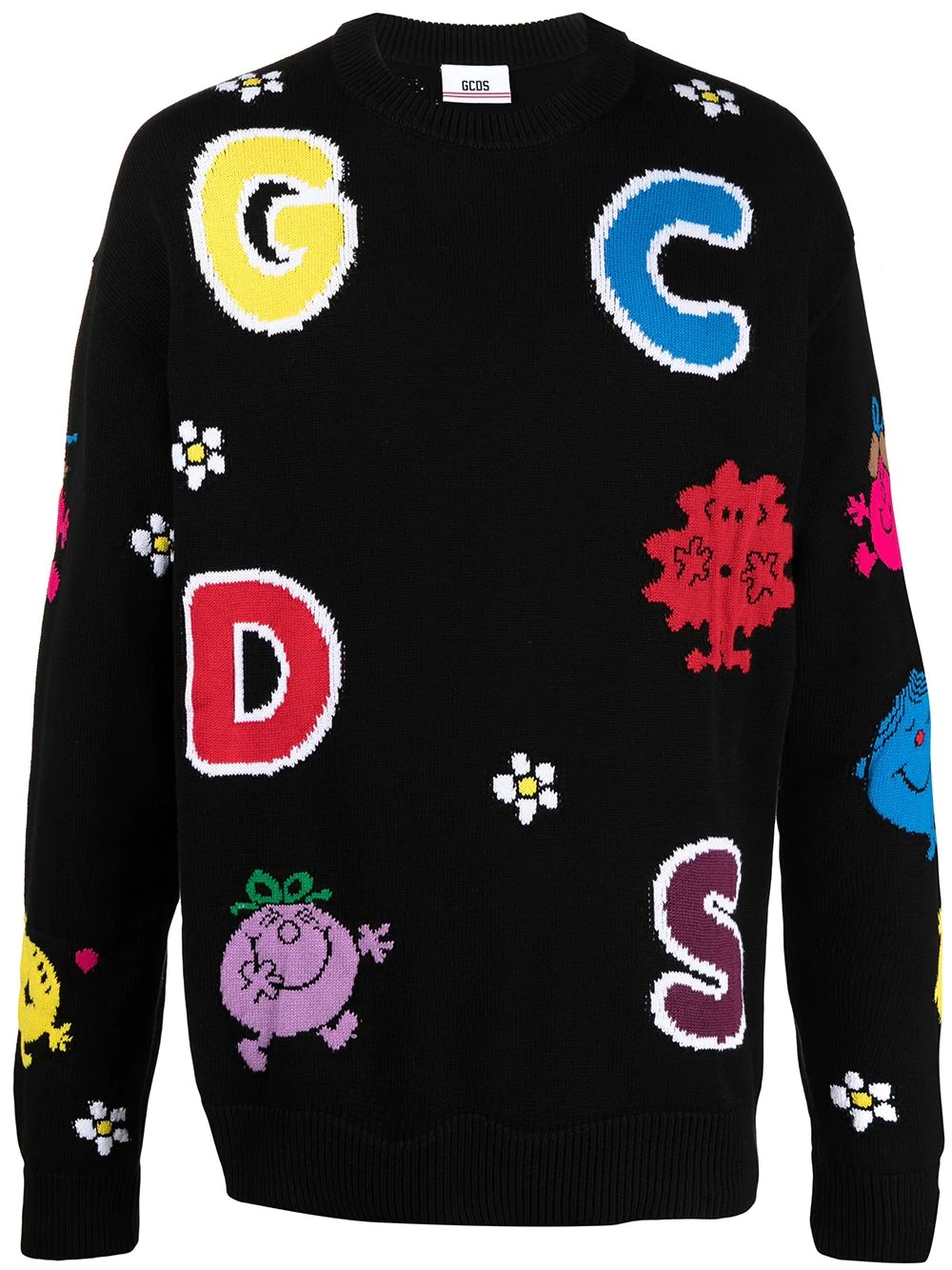 Mr. Men & Little Miss intarsia logo jumper - 1