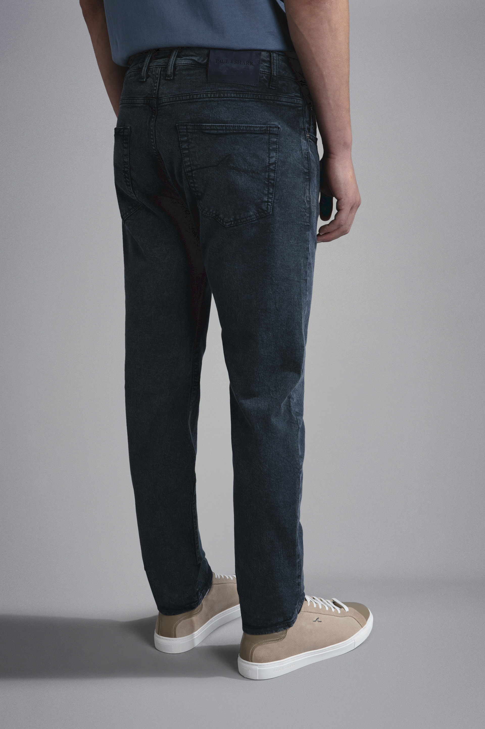 STRETCH COTTON 5 POCKETS TROUSERS - 3