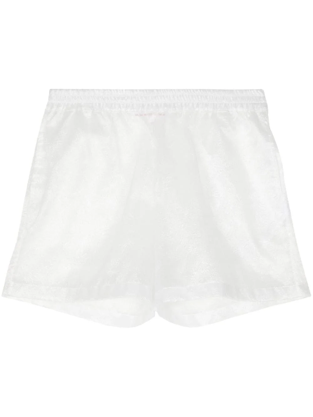 floral-jacquard satin shorts - 1