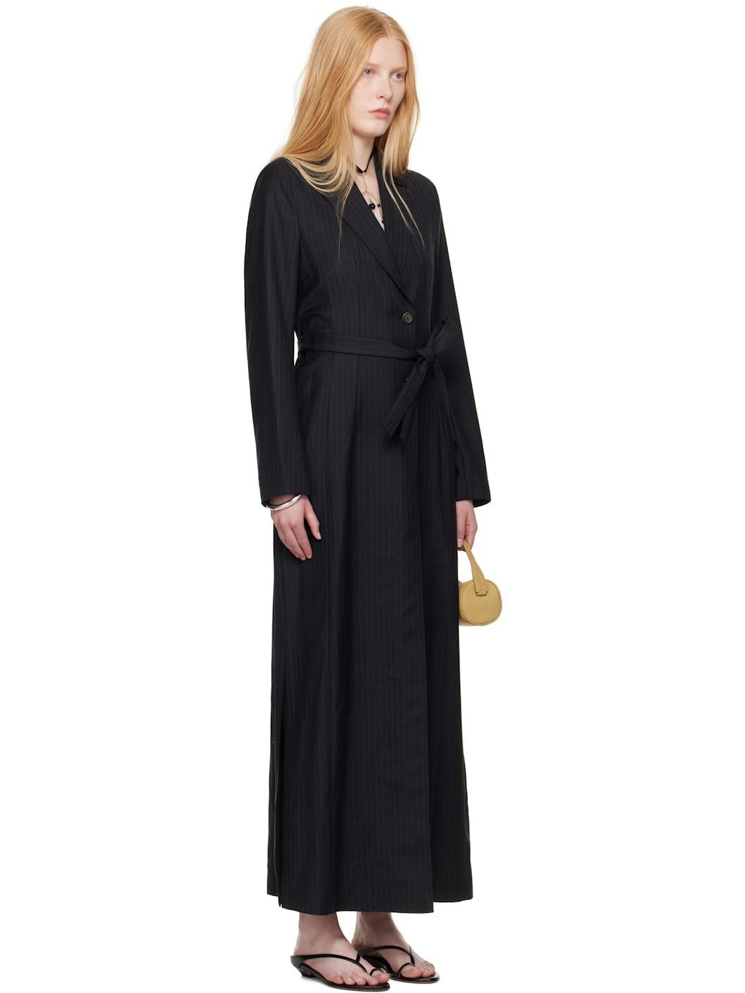 WORK SHOP Emporio Armani Black Completo Coat - 2