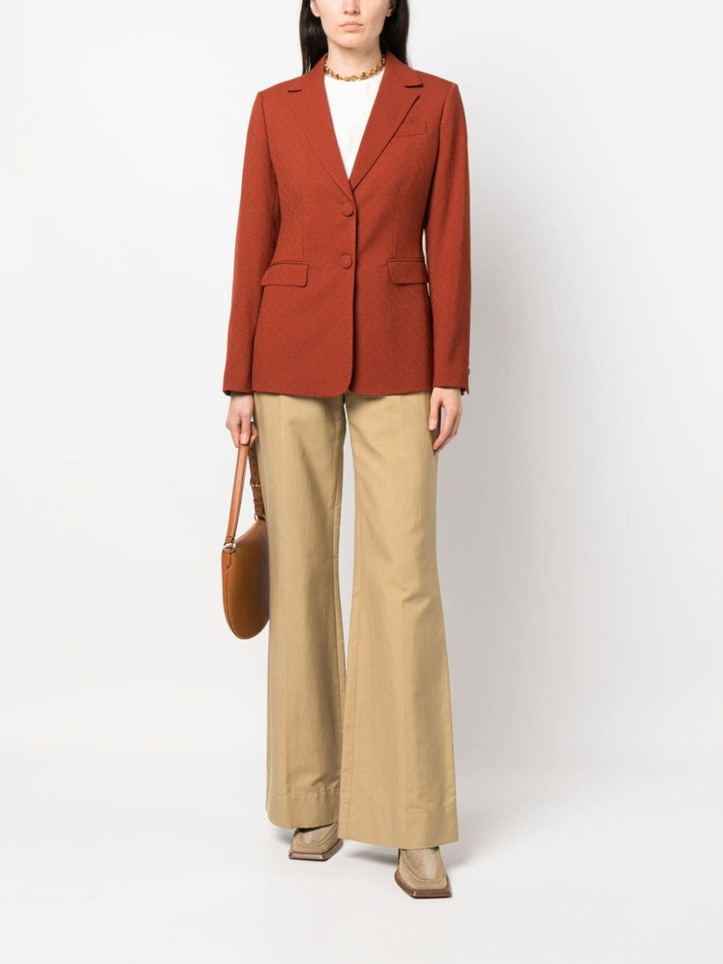 Etro virgin wool-blend jacquard blazer outlook