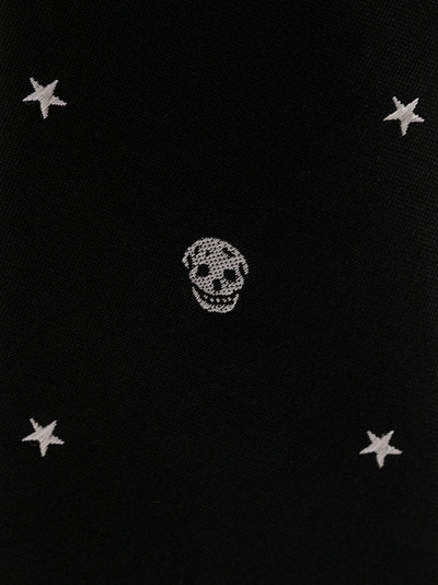 Alexander McQueen skull and star print tie outlook