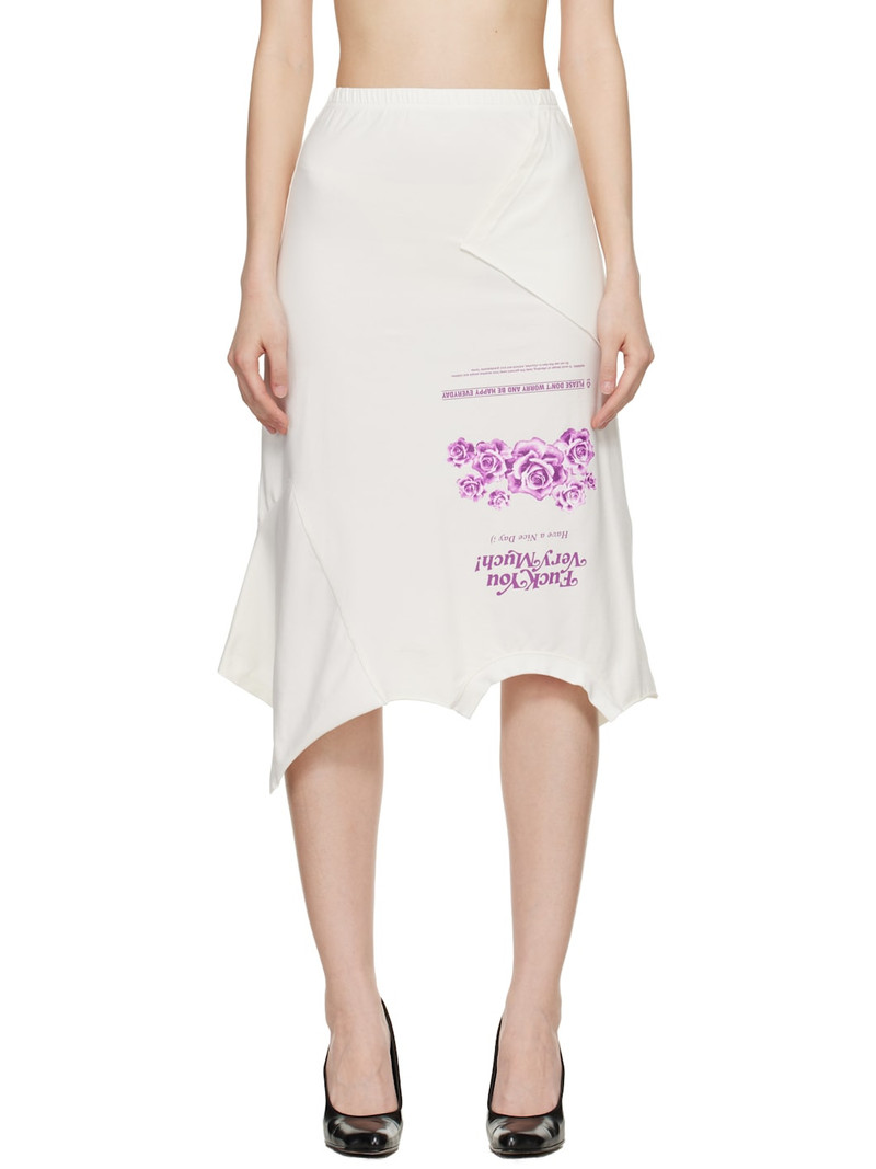 Off-White 'Fuck You Very Much' Upside-Down Midi Skirt 1