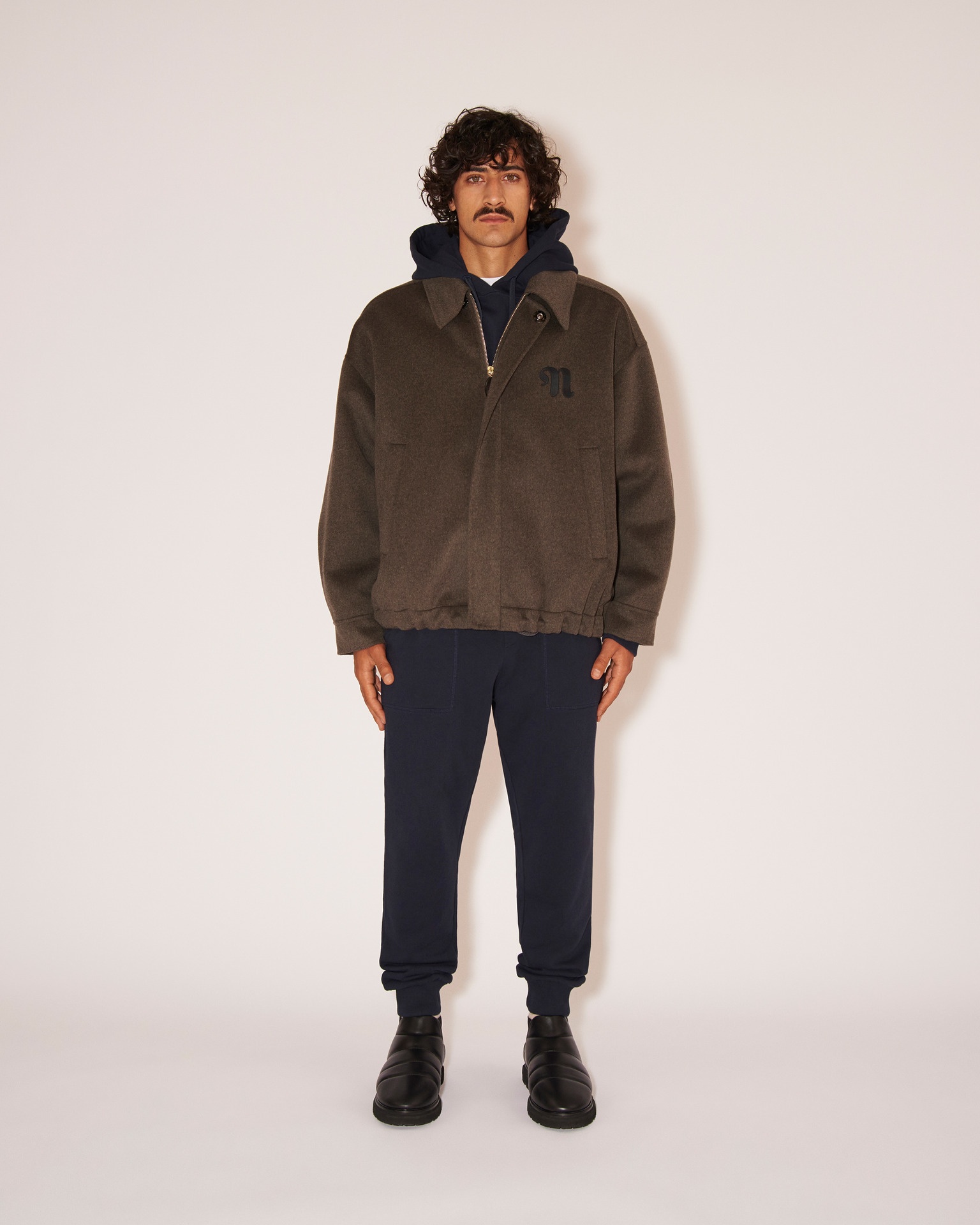 DRUE - Double wool jacket - Dark Grey - 2