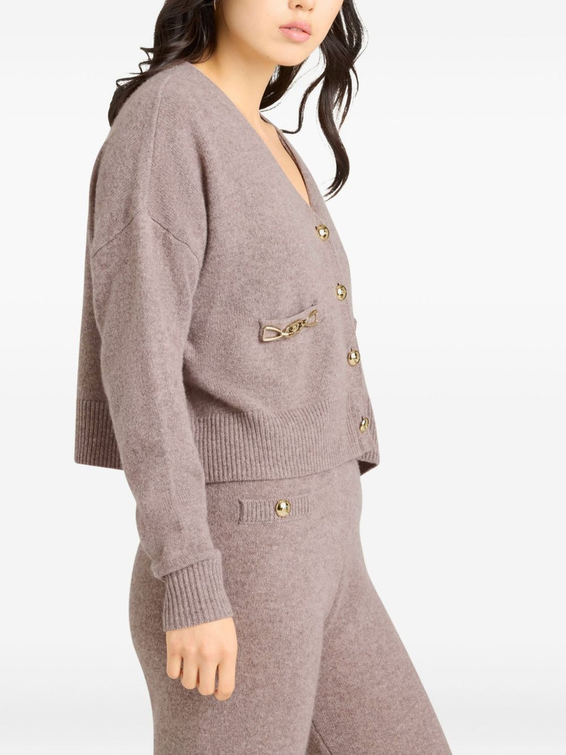 Kavita chain-cashmere cardigan 3