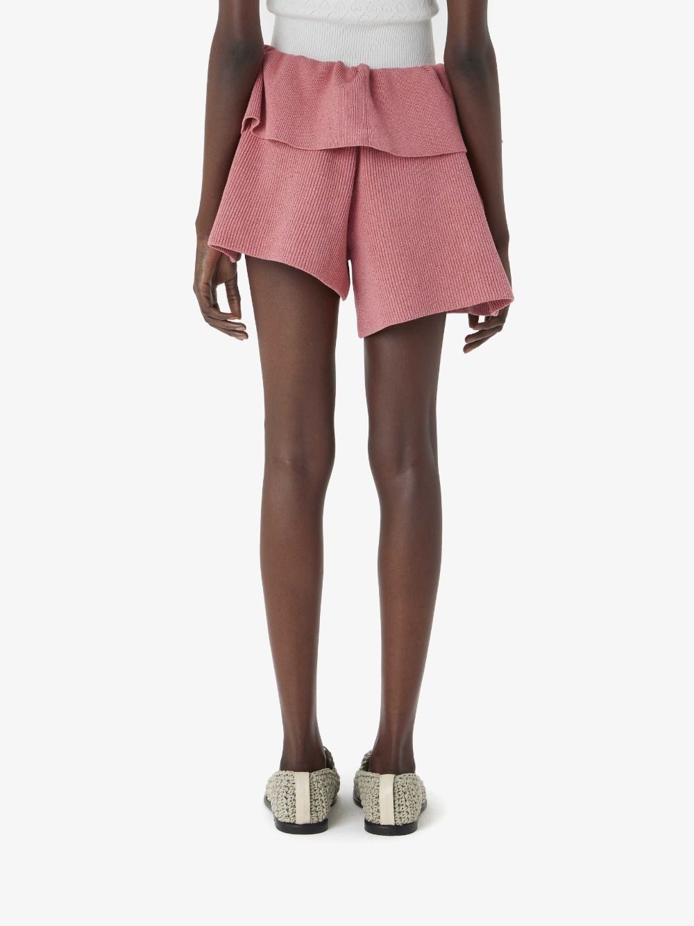 FOLD OVER ASYMMETRIC SHORTS - 3