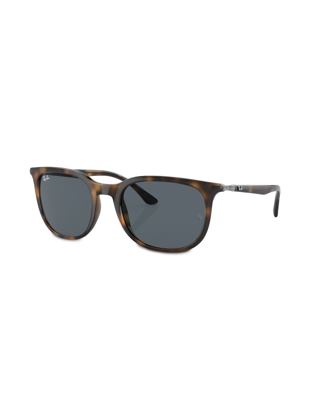 tortoiseshell-effect square-frame sunglasses - 2