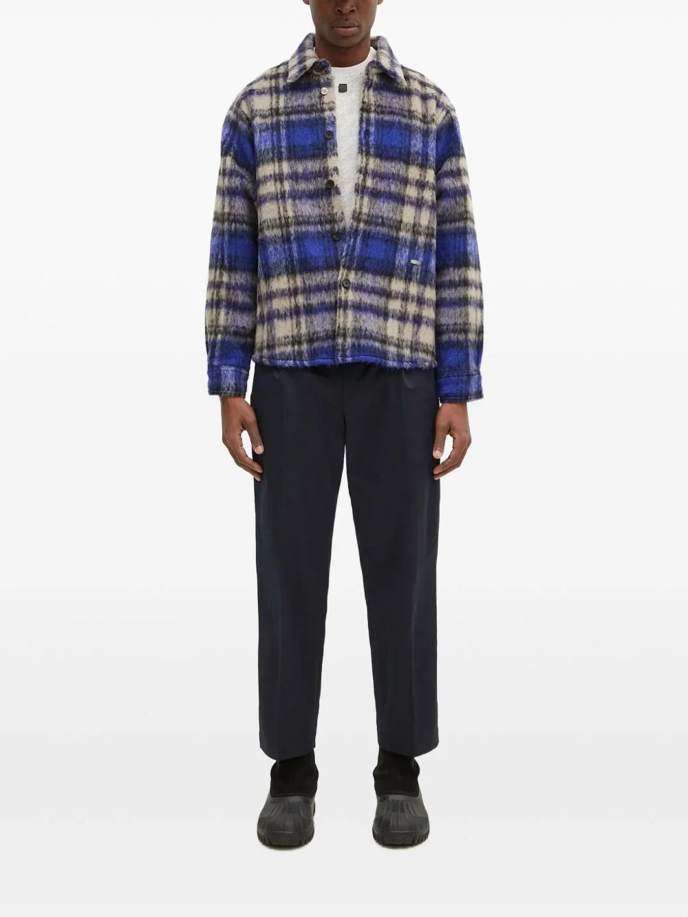 pleated trousers - 1