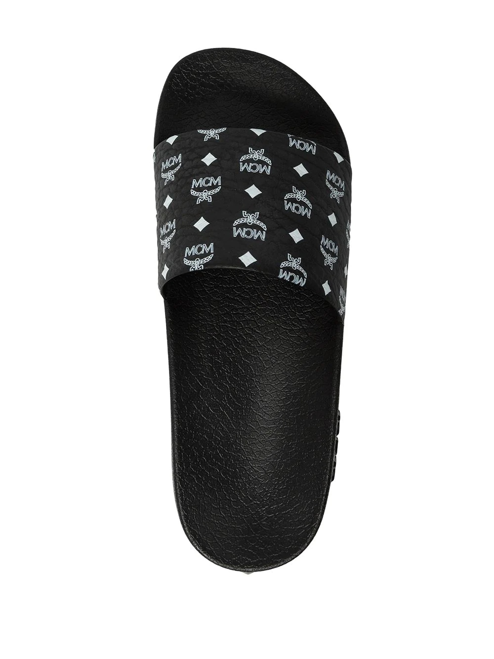 monogram-print slides - 4