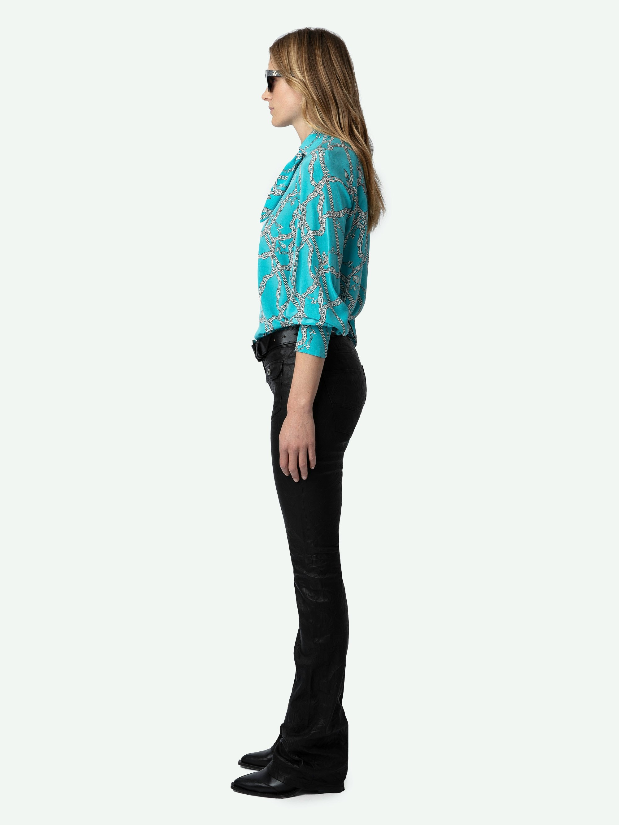Tuile Silk Blouse - 4