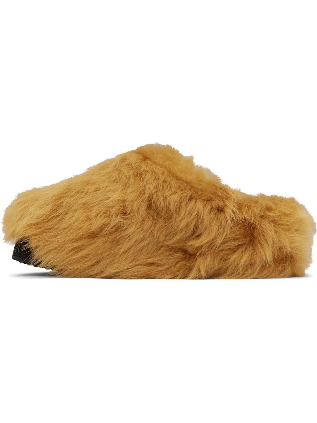 Tan Mini Robin Sabot Slippers - 3