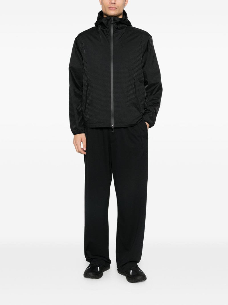 EMPORIO ARMANI zip-up hooded jacket outlook