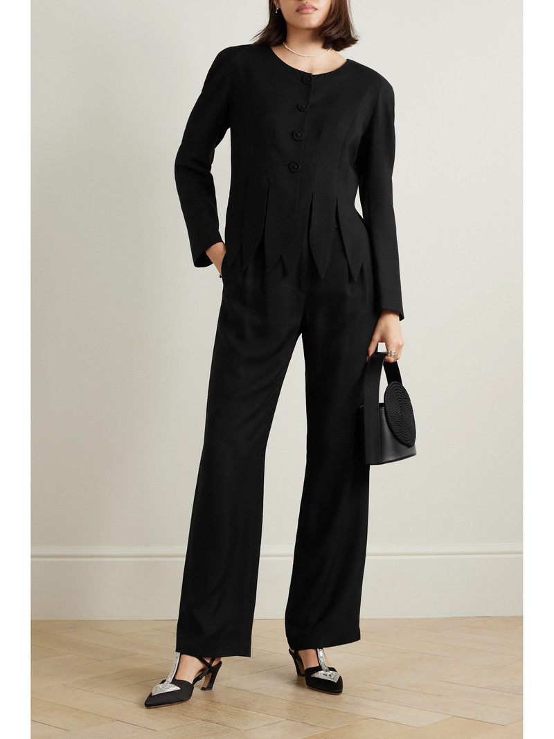 DESTREE Charlotte Woven Wide-leg Pants outlook