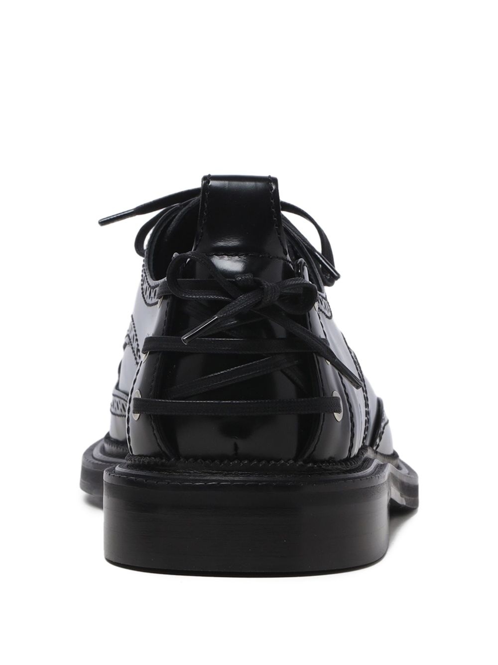 brogue-detail lace-up shoes - 4