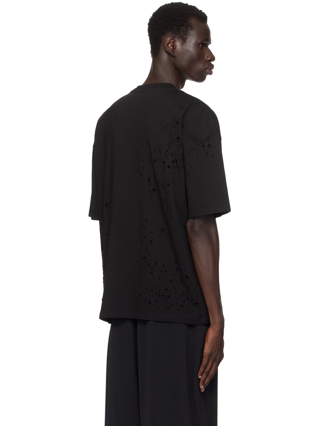 Black 'Hollywood' Shotgun T-shirt - 3