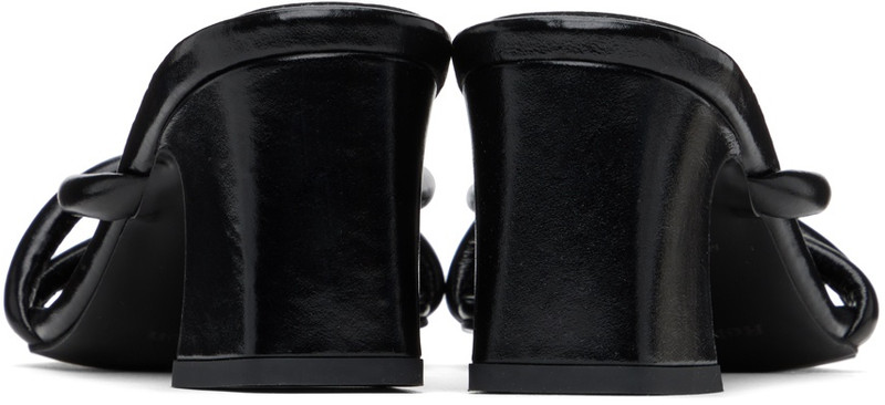 REIKE NEN Black Twisted Heeled Sandals outlook