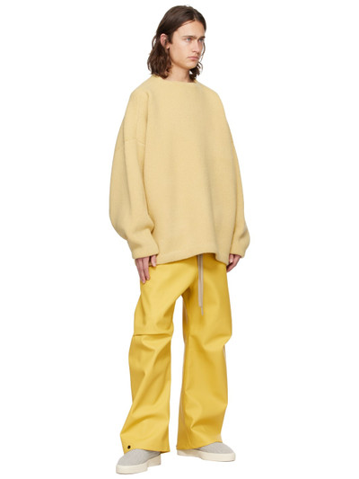 Fear of God Yellow Crewneck Sweater outlook