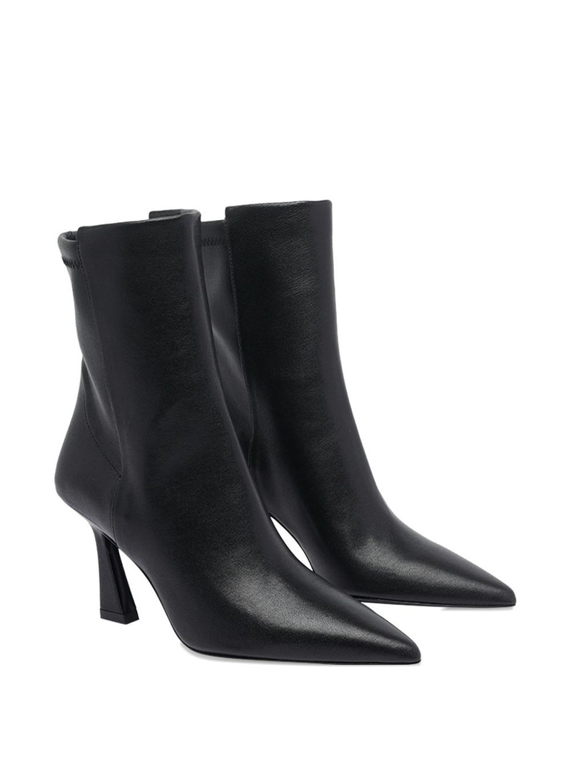 Stuart Weitzman 85mm Vinnie pointed-toe elasticised boots outlook