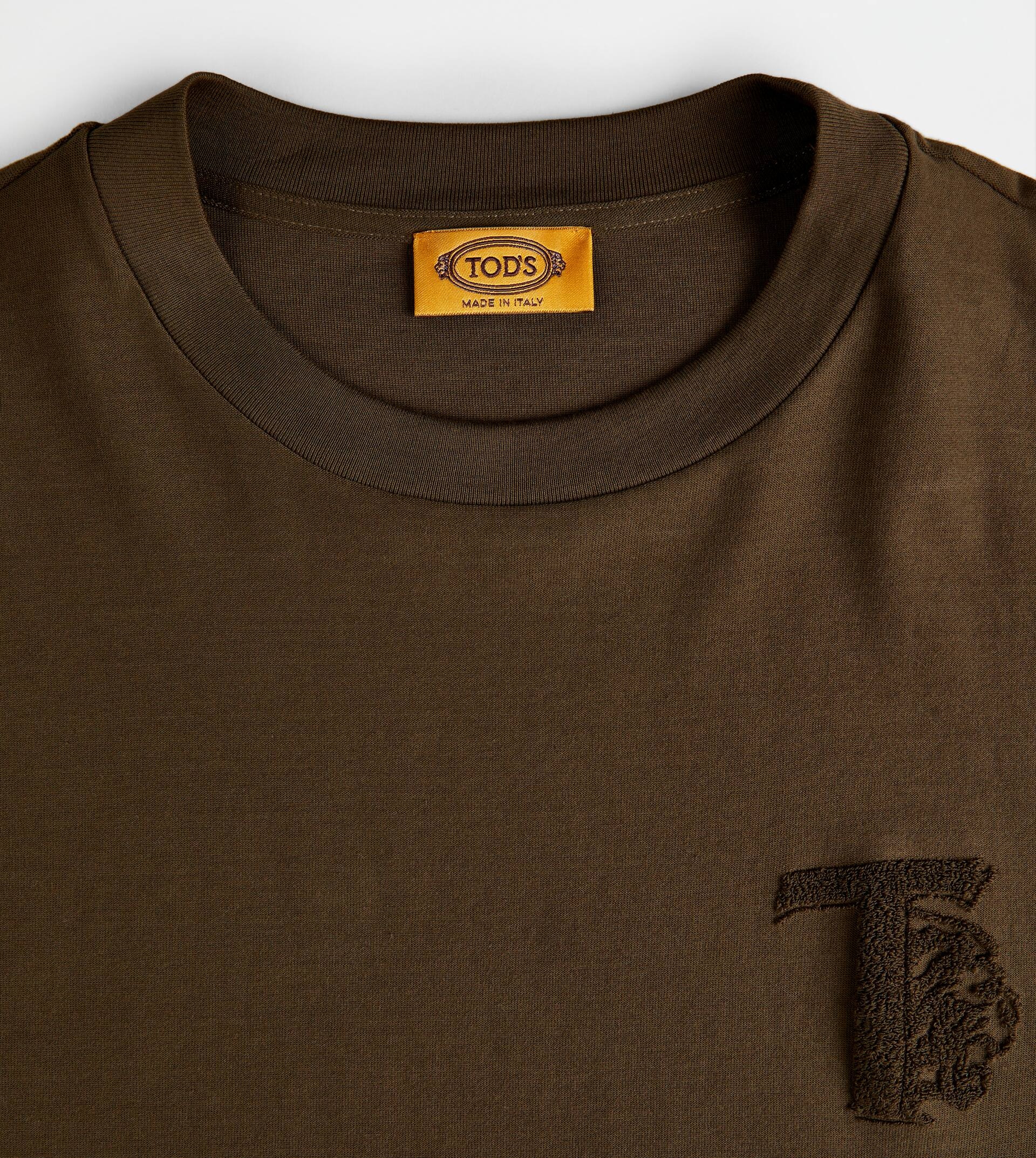 ROUND NECK T-SHIRT - GREEN - 7