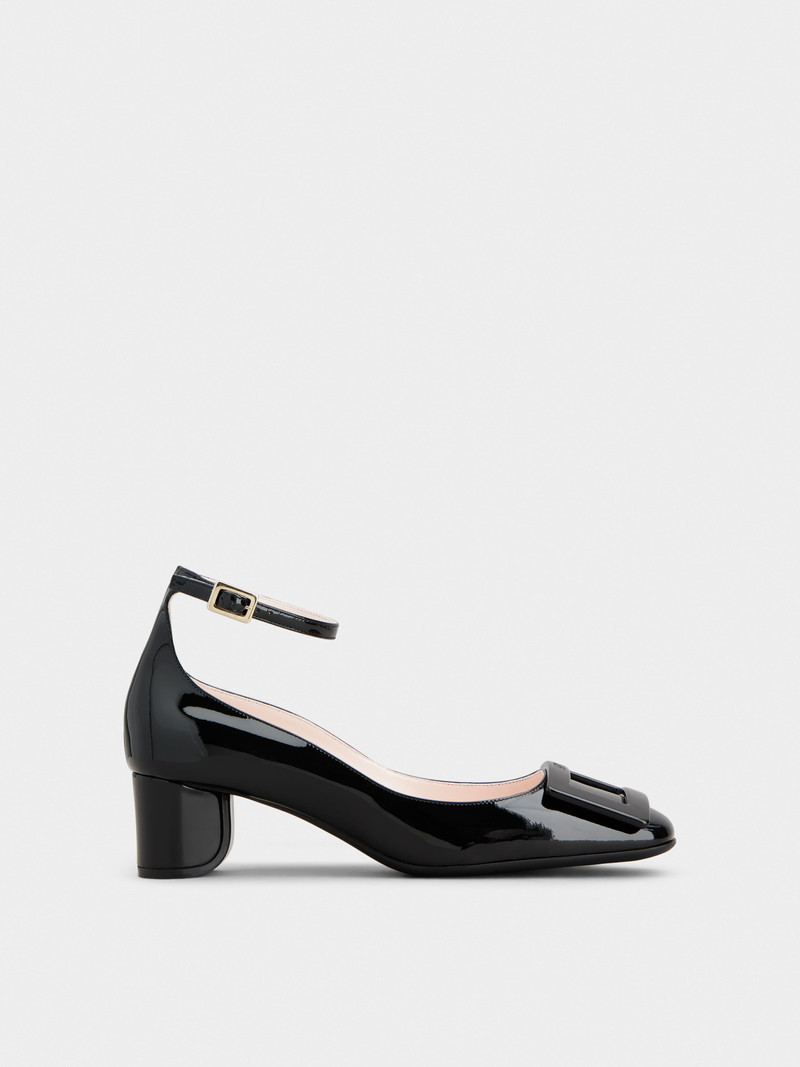 Ankle Strap Pumps in patent leather - 1