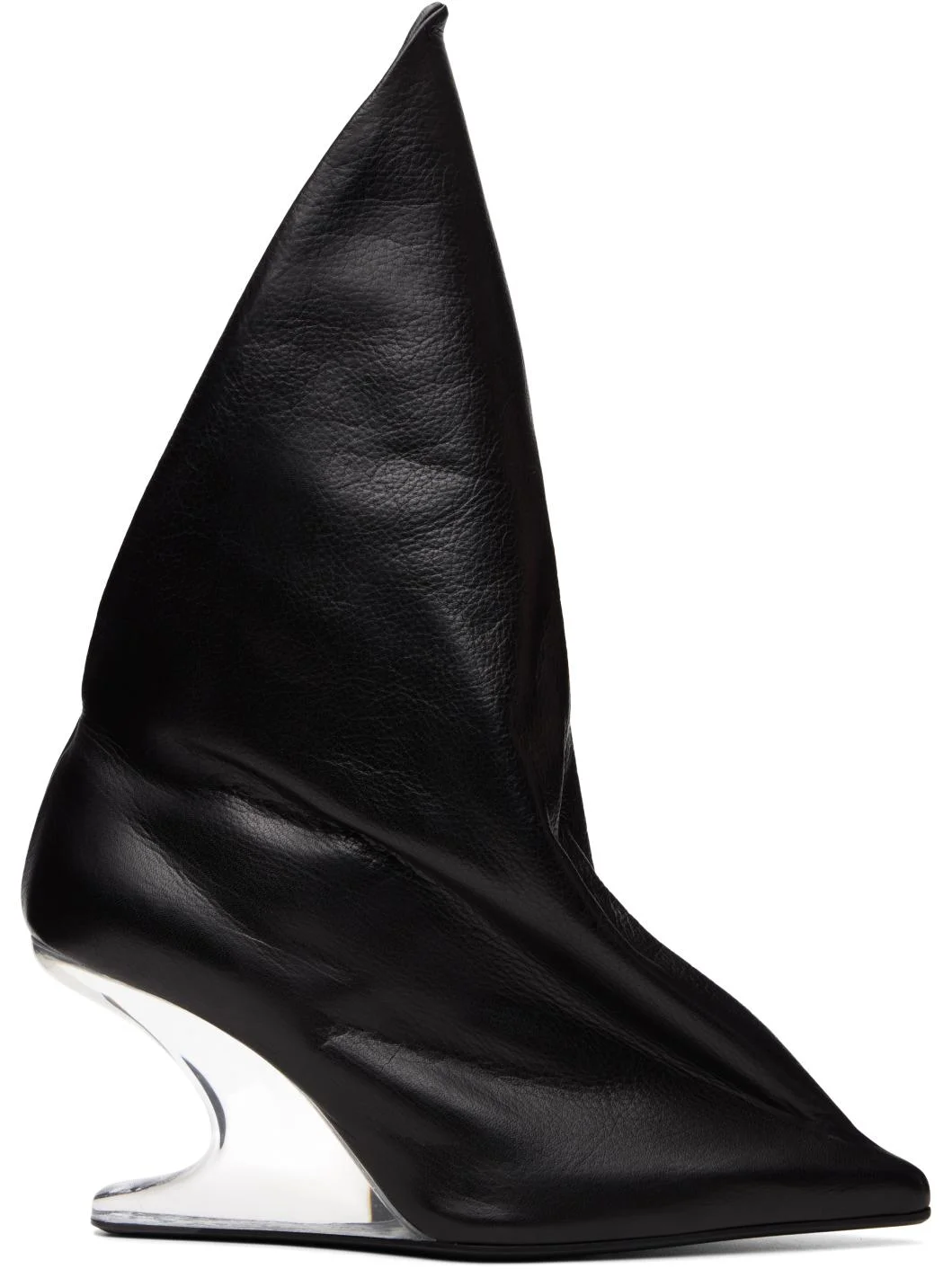 Black Tower Strutter Taco 8 Heeled Boots - 1