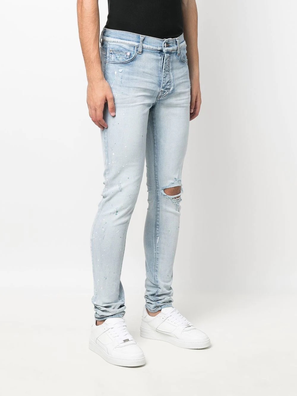 ripped skinny-cut jeans - 3