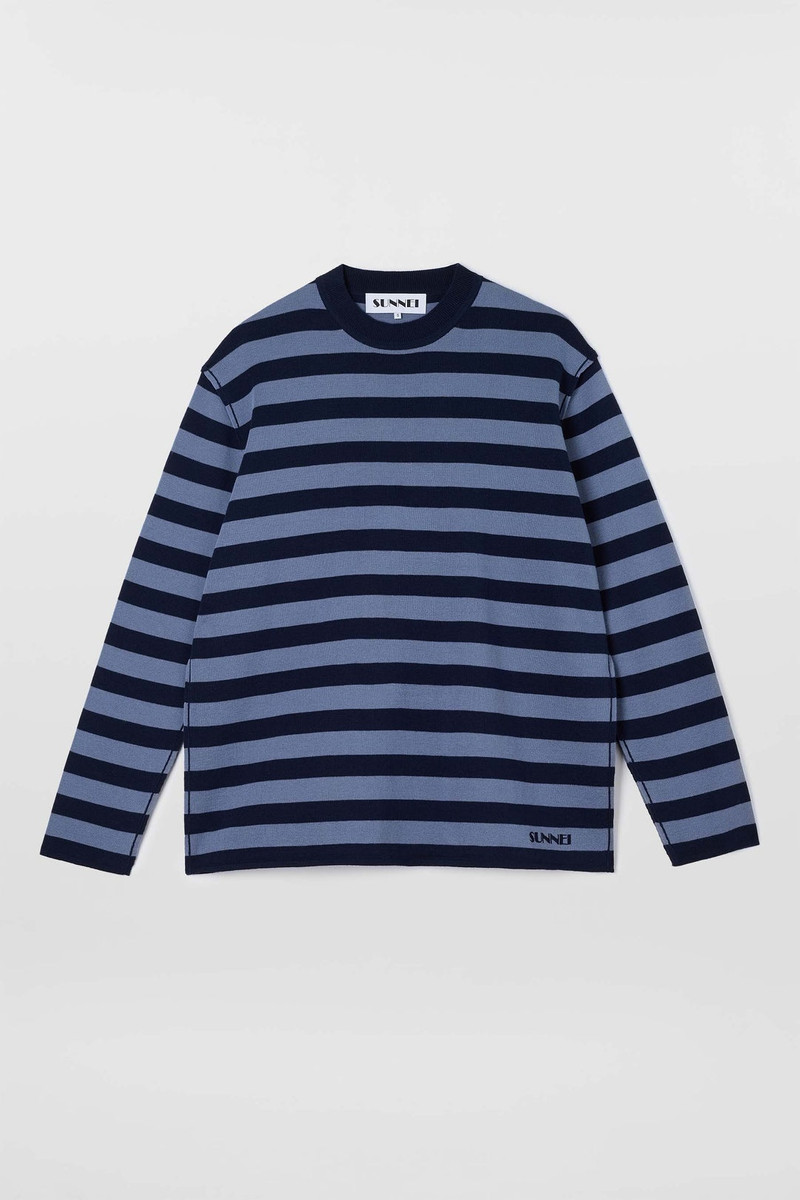 MAGLIA UNITA LONGSLEEVE SHIRT / smoke blue & dark blue 1