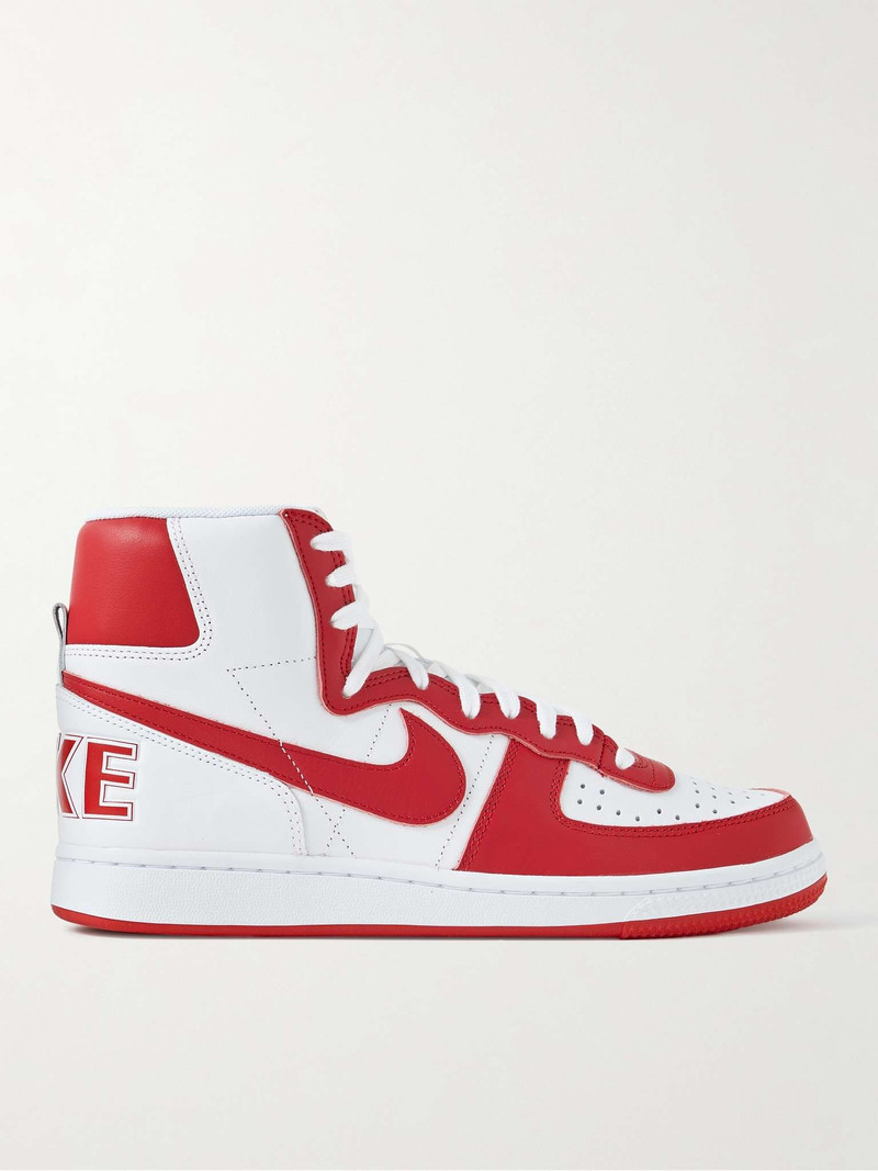 Terminator Leather High-Top Sneakers - 1